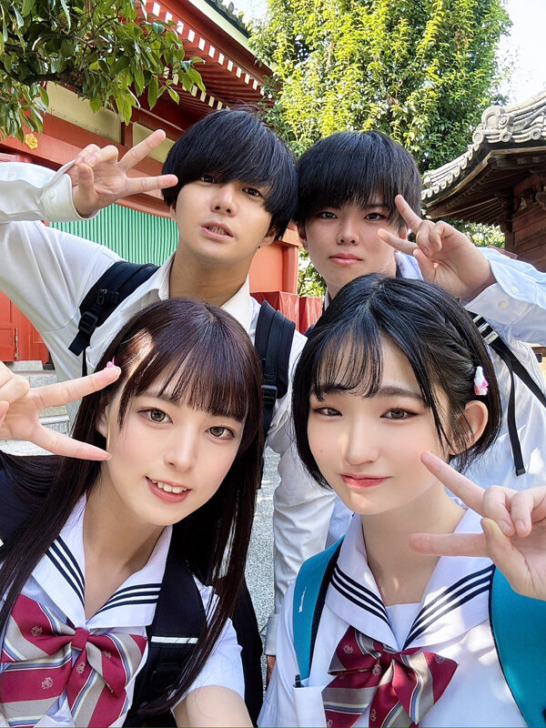 たんぽぽ☆プレゼンツ！ド田舎から東京に修学旅行で来ていたイケてる女子校生とパコパコする物語 ちびとり♂＆らん♀編 - サンプル画像 - 3