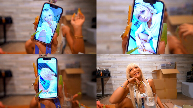 【ハメログ】肉感黒ギャルにお酒を飲ませたらヤリマンオーラが全開だったのでそのままハメ撮りしちゃいました！！ 蘭華 - サンプル画像 - 3