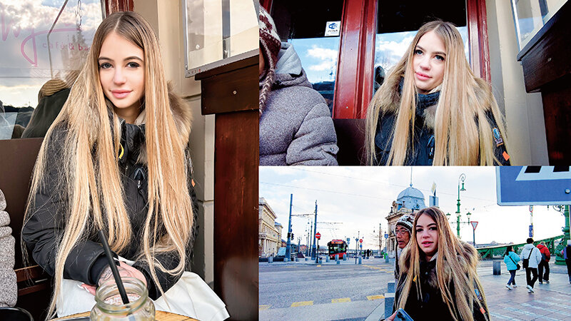 世界共通のBody Language 碧い瞳の金髪ロングヘアーお洒落美少女と乱交中出しハメ狂い - サンプル画像 - 1