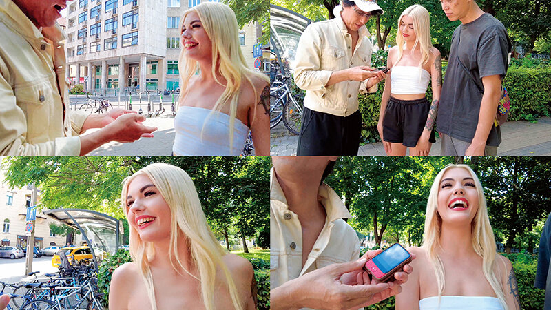 世界共通のBody Language ランニング美少女に声を掛けたら…まさかのポルノアクタ―だった！突然の日欧SEX試合開催決定！！ - サンプル画像 - 1