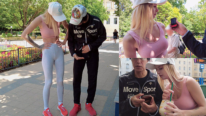 世界共通のBody Language 金髪高身長ナイスBODYをガチナンパ！スポーツ美女の締まるおマ〇コに堪らず大量ザーメン発射の乱交SEX！ - サンプル画像 - 2