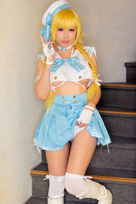 コスさぽ。ヲタオヂ乱交 色白巨乳レイヤーmikuruをゴムなし子宮1000本ノックでワカラセ連続中出し調教 - サンプル画像 - 19