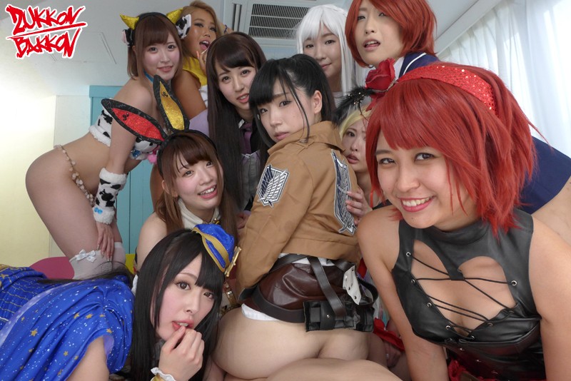 【VR】コスプレイヤー全員中出しハーレムVR - サンプル画像 - 4