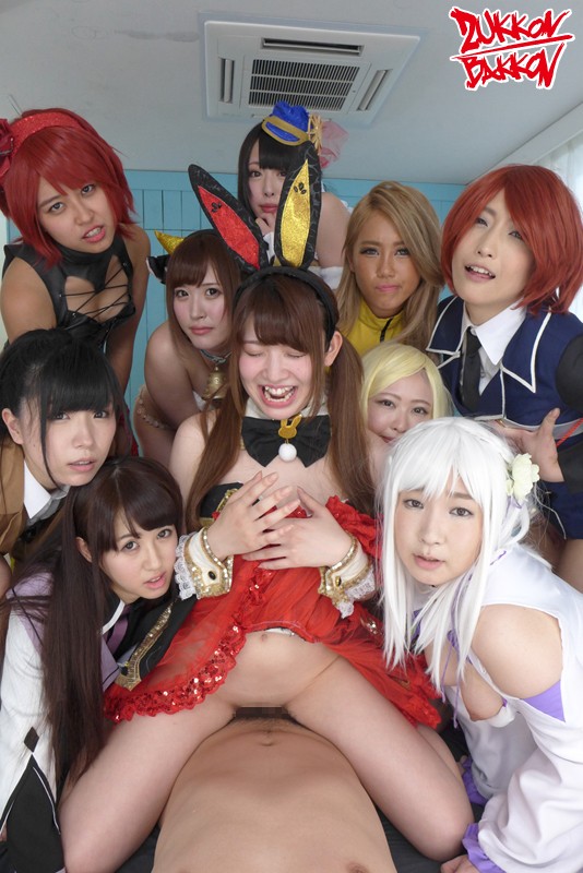 【VR】コスプレイヤー全員中出しハーレムVR - サンプル画像 - 5